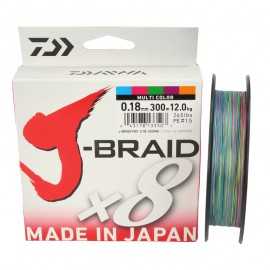 14727-Daiwa J-braid X8 300 mt Multicolor