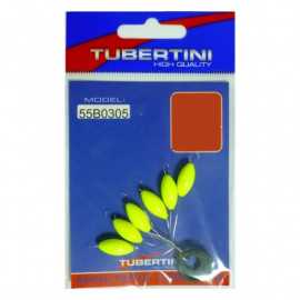 TUBERTINI IBERICA OVAL FLOTTER 14 x 7 mm (6 pcs) COLOR 05