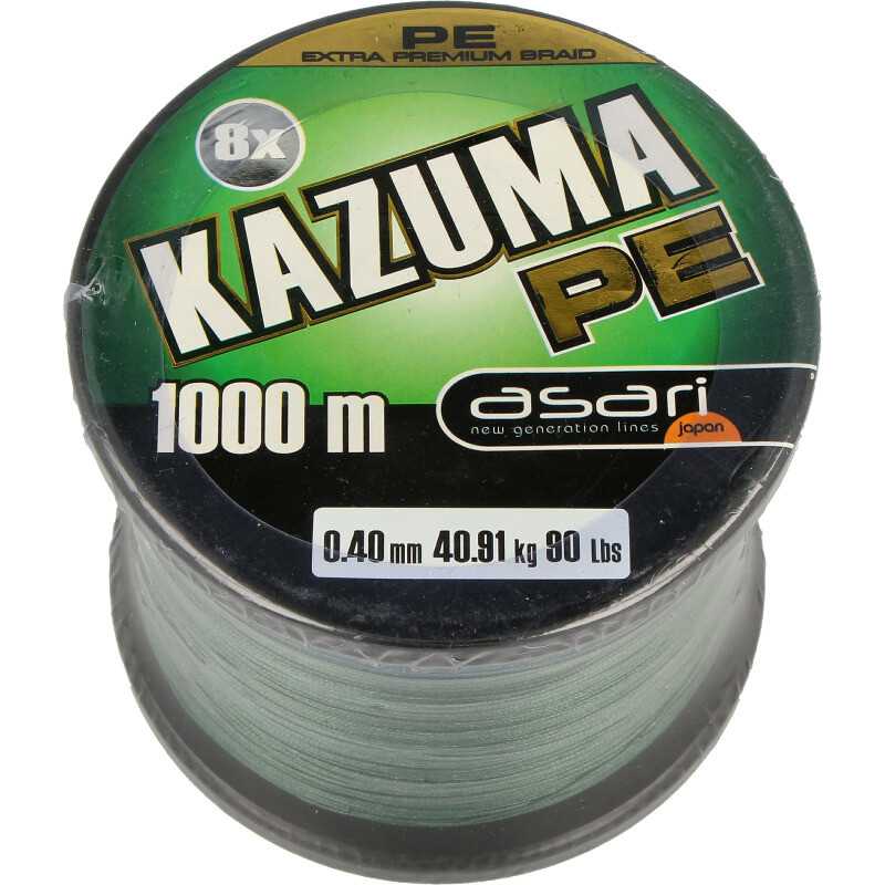 Asari Kazuma trenzado Verde 8x 1000 mt