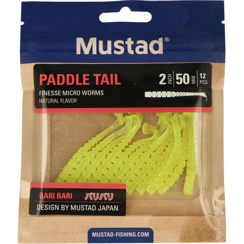 Mustad Aji Worm Paddle Tail 50mm