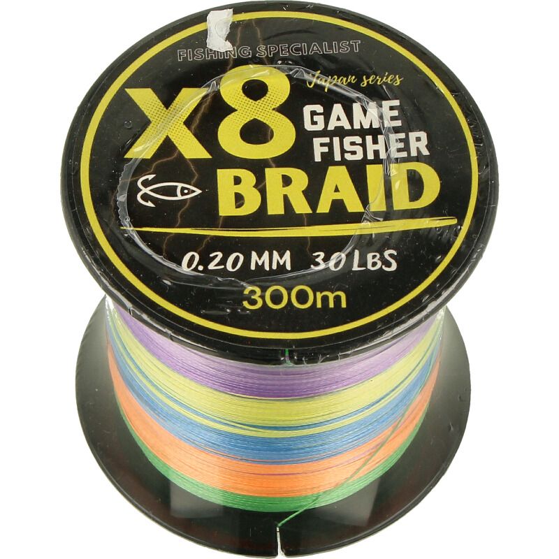 Game Fisher Braid X8 multicolor 300 mts