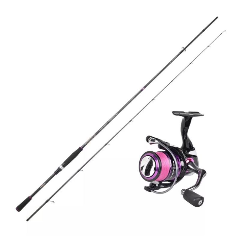 Combo Stingray Egi STS 822M 2.48mt 7-30gr con Carrete Sakura Stingray Egi 2504FD