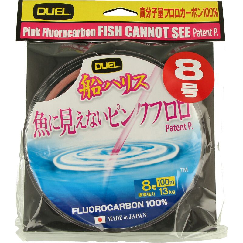 Duel Pink Fluorocarbon 100mt