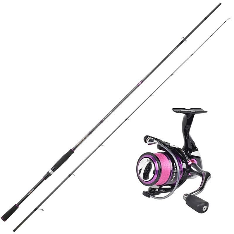 Combo Stingray Egi STS 822ML 2.48mt 5-25gr con Carrete Sakura Stingray Egi 2504FD